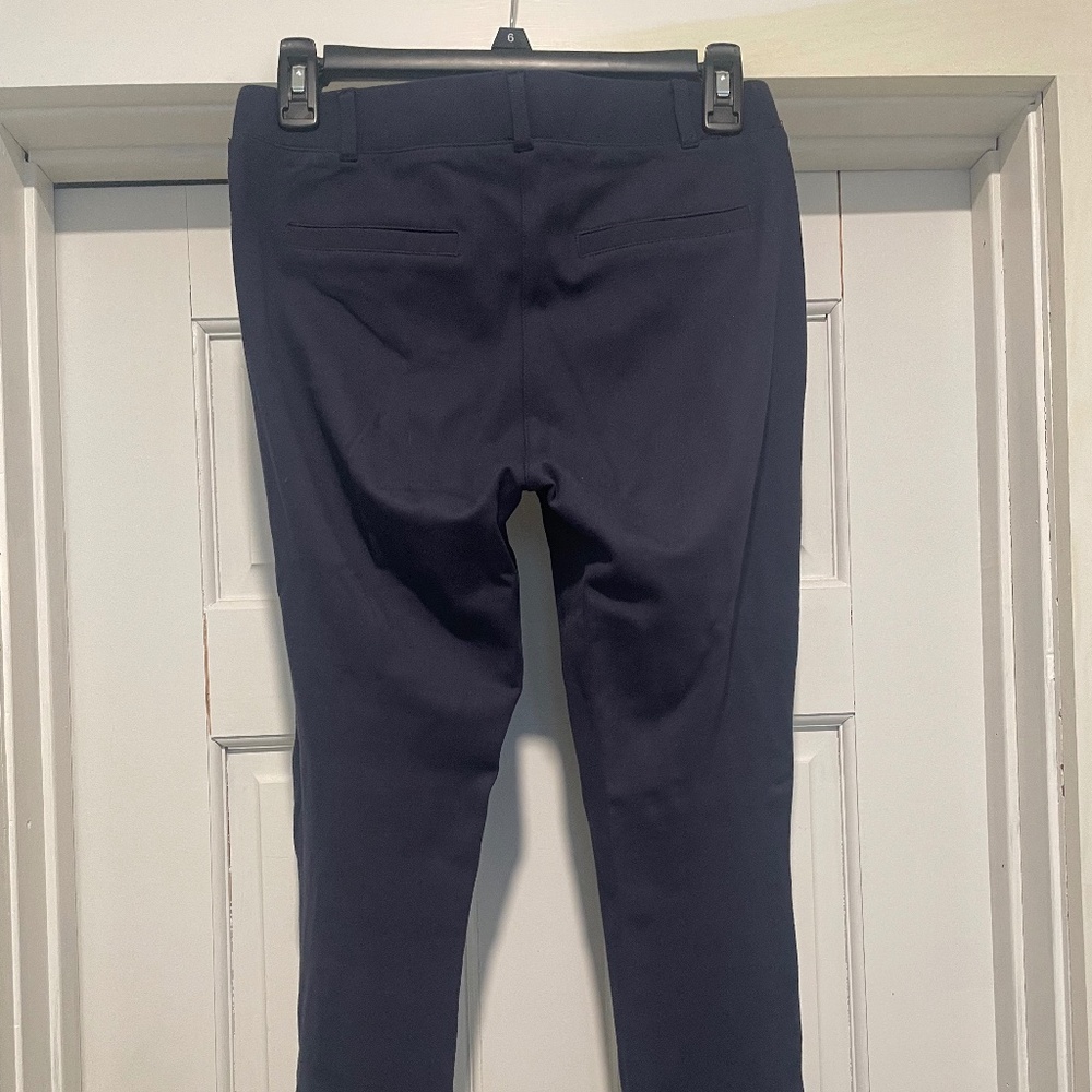 Betabrand yoga dress pants women navy small